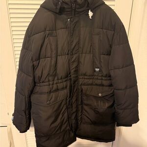 Hudson Jeans Men's Dark Puffer Coat